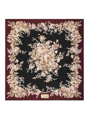 DOLCE & GABBANA: sciarpe e foulard - Sciarpa in twill di seta