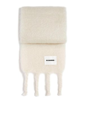 JIL SANDER: Bufandas y pañuelos - Bufanda - Blanco