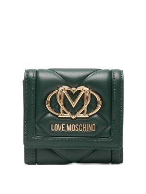 LOVE MOSCHINO: Portemonnaies und Geldbörsen - Portemonnaie - Grün