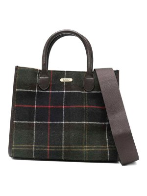 BARBOUR: cross body bags - Tartan Wool  Tote Bag
