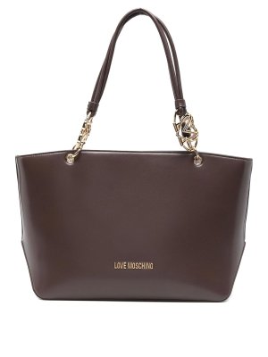 LOVE MOSCHINO: Sacs à main - Sac Cabas - Marron