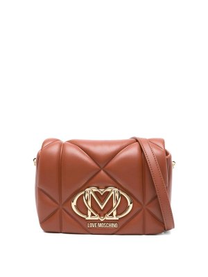 LOVE MOSCHINO: Sacs bandoulière - Sac Bandoulière - Marron