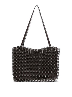 RABANNE: クロスボディバッグ - クロスボディバッグ - ブラウン