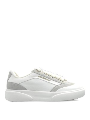 CASABLANCA: trainers - White Leather Sneakers