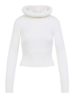 Alaïa: クルーネック - クルーネック - 白