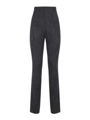 ALBERTA FERRETTI: Pantalones casual - Pantalón Casual - Negro