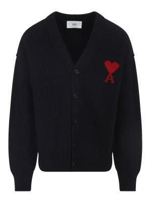 AMI PARIS: cardigans - Adc Cardigan