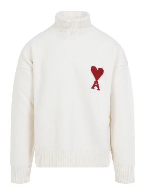 AMI PARIS: crew necks - Adc Funnel Neck Sweater