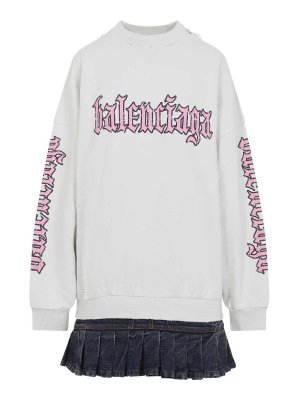 BALENCIAGA: short dresses - Hybrid Mini Dress