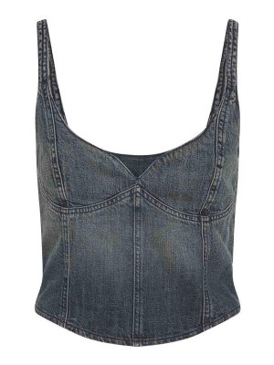 BALENCIAGA: Tops & Tank tops - Corseted Top