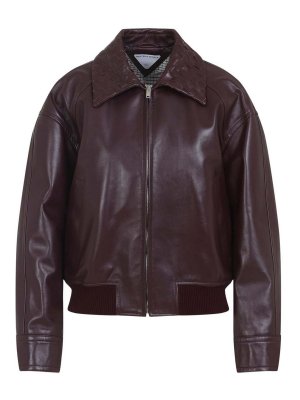 BOTTEGA VENETA: leather jacket - Leather Jacket