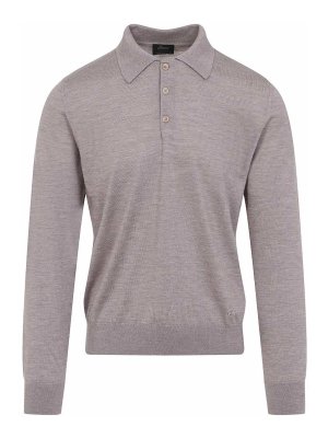 BRIONI: ポロシャツ - ポロシャツ - ベージュ