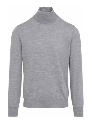 BRUNELLO CUCINELLI: Cuellos altos y polos - Suéter Con Cuello Alto - Gris