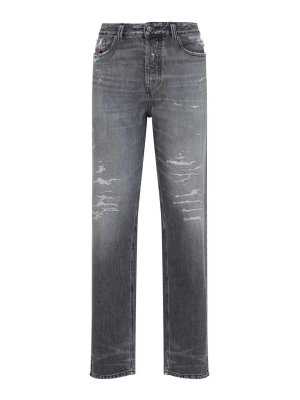 DIESEL: Bootcut - Bootcut Jeans - Grau
