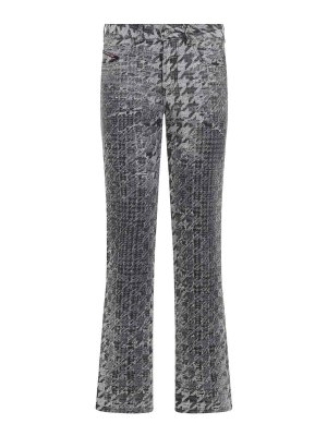 DIESEL: Bootcut - Bootcut Jeans - Grau