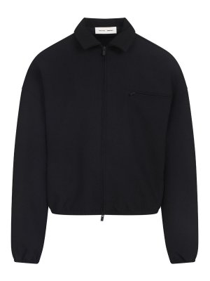 FEAR OF GOD: casual jackets - Bonded Canvas Zip-Up Jacket