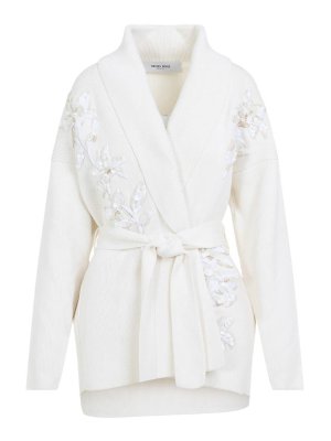 GOLDEN GOOSE: cardigans - Belted Knit Cardigan