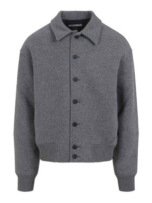 JACQUEMUS: bombers - Le Bomber Feltro Jacket