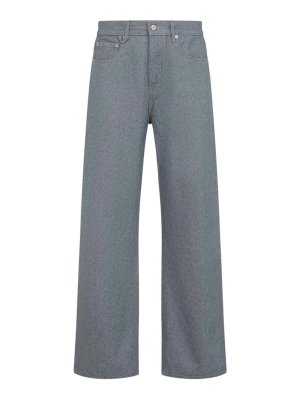 JACQUEMUS: Jeans boot-cut - Jeans Boot-Cut - Azul