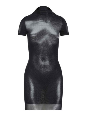 JEAN PAUL GAULTIER: short dresses - Body Dust Mini Dress