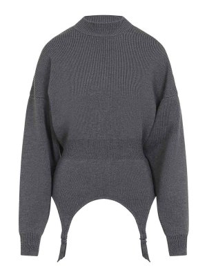 JEAN PAUL GAULTIER: crew necks - Lingerie Garter Pullover