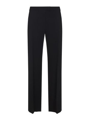 KHAITE: Pantalones casual - Pantalón Casual - Negro