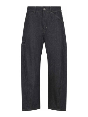 LEMAIRE: Pantalons casual - Pantalons Décontractés - Bleu