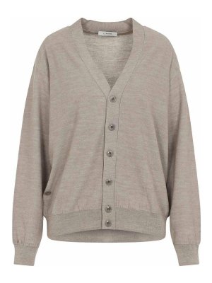 LEMAIRE: cardigans - Relaxed Twisted Cardigan
