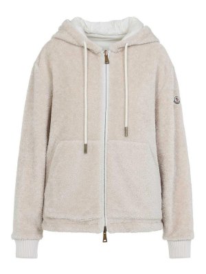 MONCLER: Casualjacken - Casualjacke - Weiß