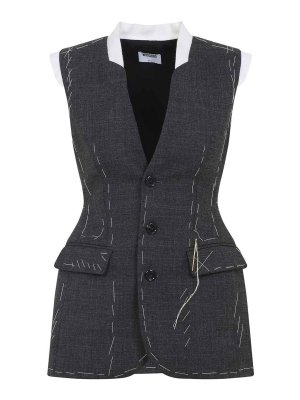 MOSCHINO: ベスト - ベスト - マルチカラー