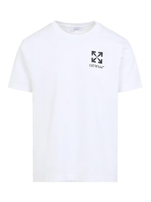OFF-WHITE: T-shirts - T-Shirt - Weiß