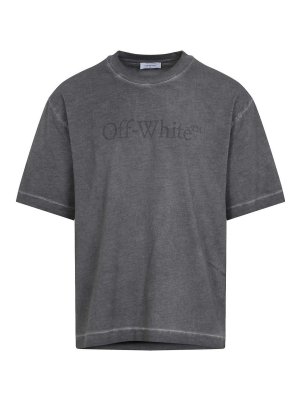OFF-WHITE: T-shirts - T-Shirt - Schwarz