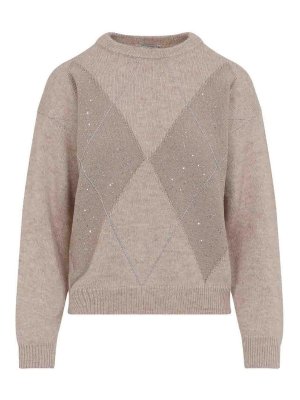PESERICO: crew necks - Diamond Sweater