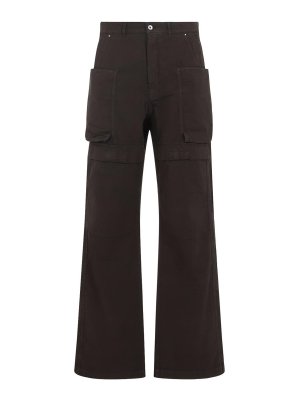 RICK OWENS: casual trousers - Drkshdw Stefan Cargo Pants