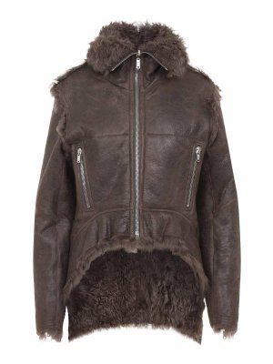 RICK OWENS: Chaquetas casual - Chaqueta Casual - Marrón