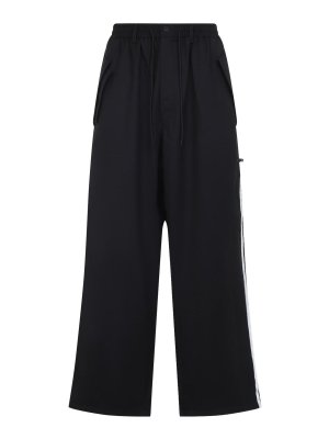 Y-3: Pantalons casual - Pantalons Décontractés - Noir