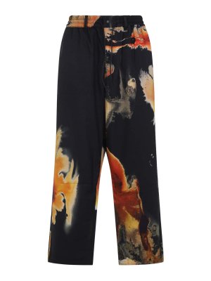Y-3: Pantalons de survêtement  - Pantalons De Sport - Multicolore
