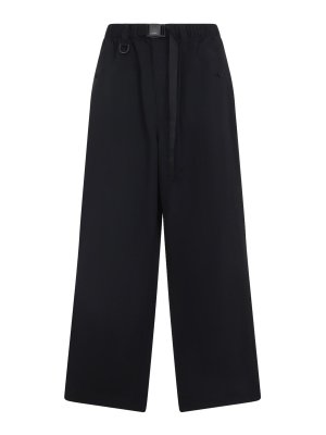 Y-3: Pantalons casual - Pantalons Décontractés - Noir