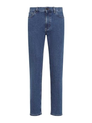 ZEGNA: Jeans évasés - Jean Bootcut - Bleu