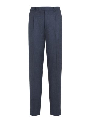 ZEGNA: Pantalons casual - Pantalons Décontractés - Bleu