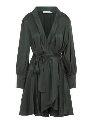 ZIMMERMANN: short dresses - Silk Wrap Mini Dress
