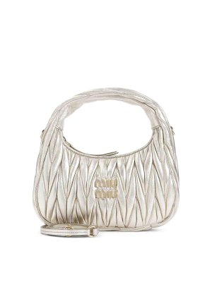 MIU MIU: cross body bags - Wander Matelass Hobo Bag