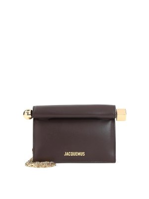 JACQUEMUS: clutches - La Pochette Rond Carr