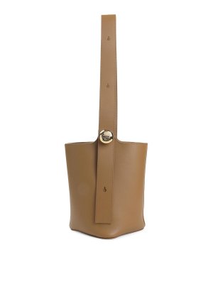 LOEWE: cross body bags - Pebble Bucket Medium Shoulder Bag