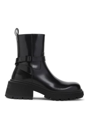 JIMMY CHOO: boots - Soft Box Calf Conny Flat Boots