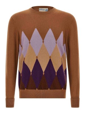 BALLANTYNE: crew necks - Argyle Sweater