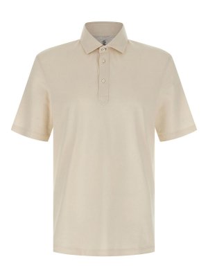 BRUNELLO CUCINELLI: polo shirts - Cotton Polo Shirt