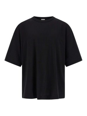DRIES VAN NOTEN: Tシャツ - Tシャツ - 黒