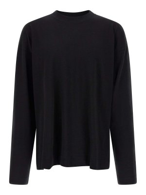 DRIES VAN NOTEN: Tシャツ - Tシャツ - 黒