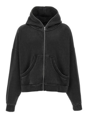 ENTIRE STUDIOS: Sweatshirts & Sweaters - Eternal Zip Washed Hoodie
